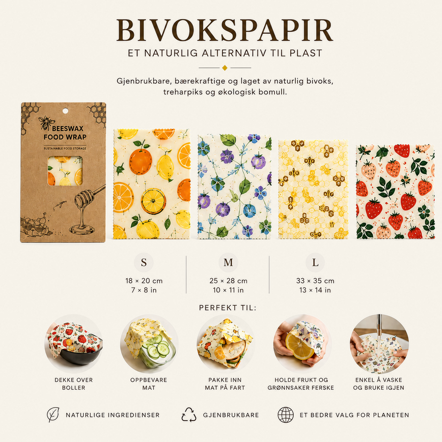 Bivokspapir, et naturlig alternativ til plast