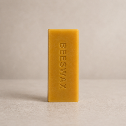 Beeswax block for re-waxing the bread bag