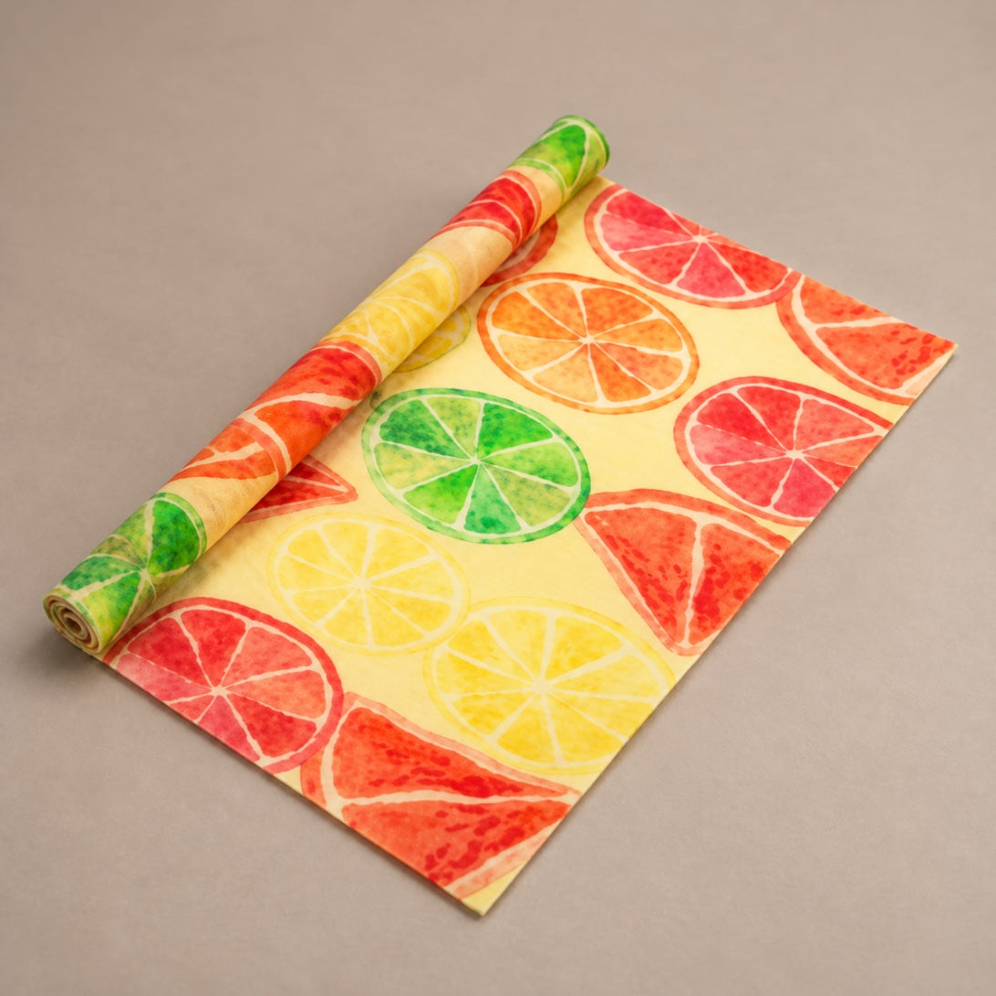 Beeswax wrap roll — Citrus fruit