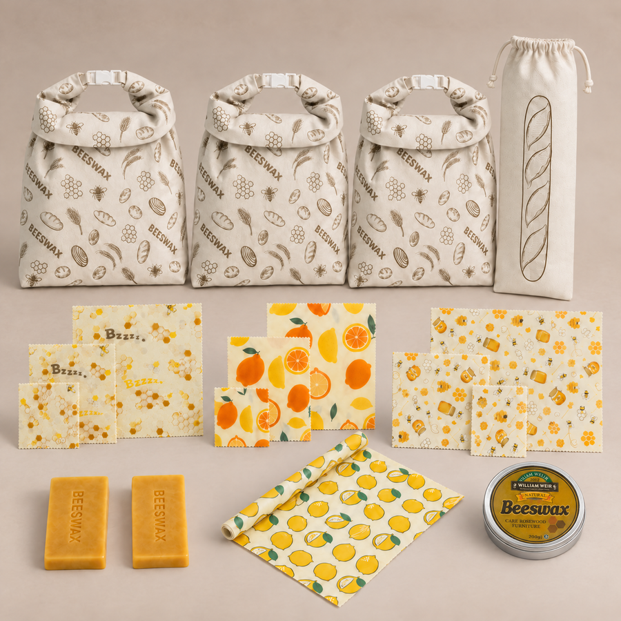 Storfamilie komplett – with the yellow William Weir tin